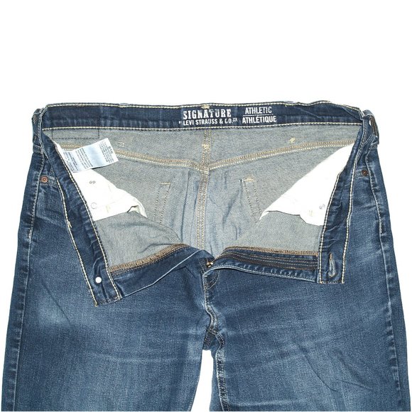 Signature by Levi Strauss & Co.™ Men's Athletic Jeans 38 x 32 - Picture 11 of 12